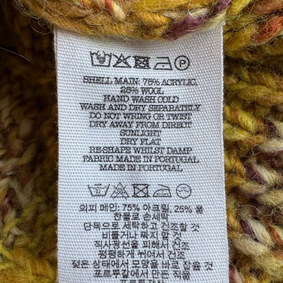 YMC Yellow Wool Blend Sweater Vest - Picture 4 of 7